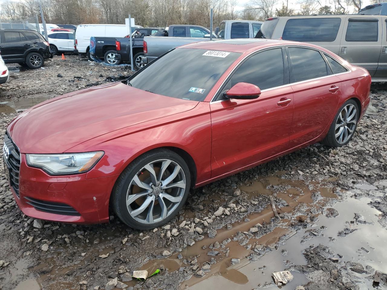 2014 Audi A6 Premium Plus VIN: WAUGFAFC7EN123001 Lot: 86813014