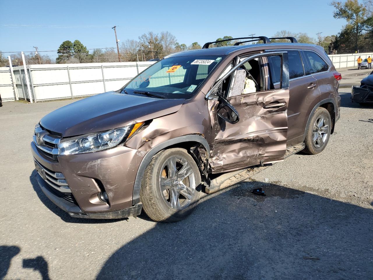 2019 Toyota Highlander Limited VIN: 5TDDZRFHXKS974609 Lot: 86735024