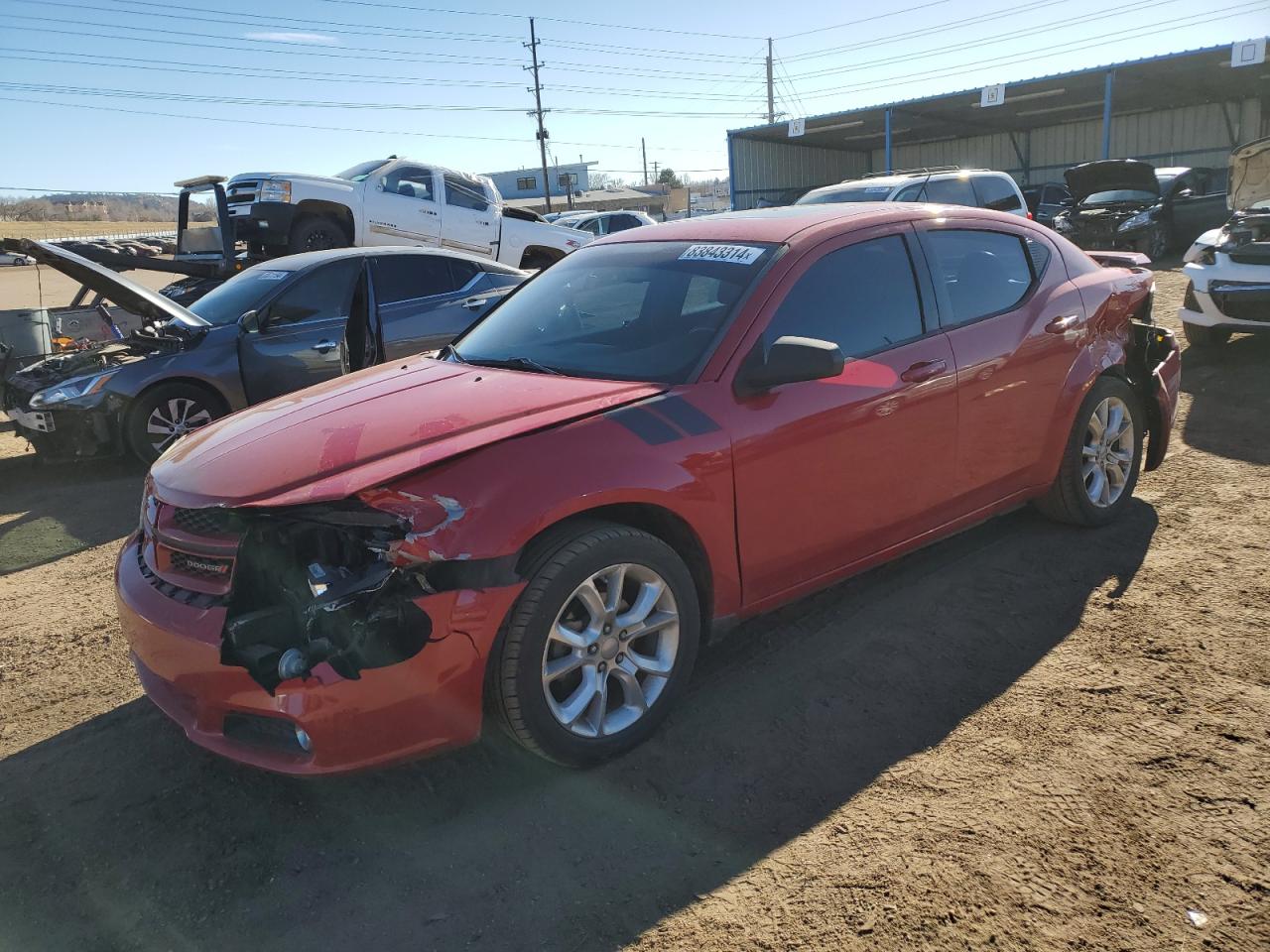 2014 Dodge Avenger R/T VIN: 1C3CDZBG4EN183031 Lot: 83843314