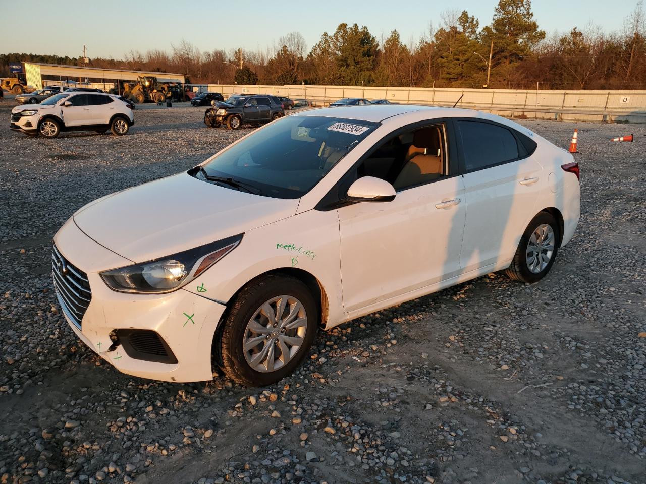 2022 Hyundai Accent Se VIN: 3KPC24A68NE183521 Lot: 86307934