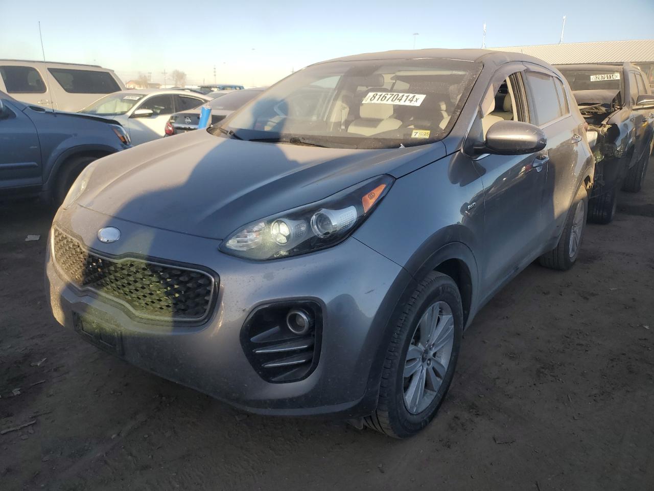 2017 Kia Sportage Lx VIN: KNDPMCAC2H7160901 Lot: 81670414