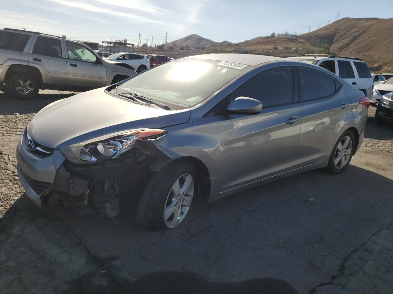 2012 Hyundai Elantra Gls VIN: KMHDH4AE0CU372524 Lot: 85392634