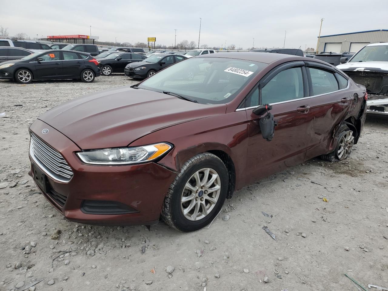 2015 Ford Fusion S VIN: 3FA6P0G72FR141546 Lot: 84802254