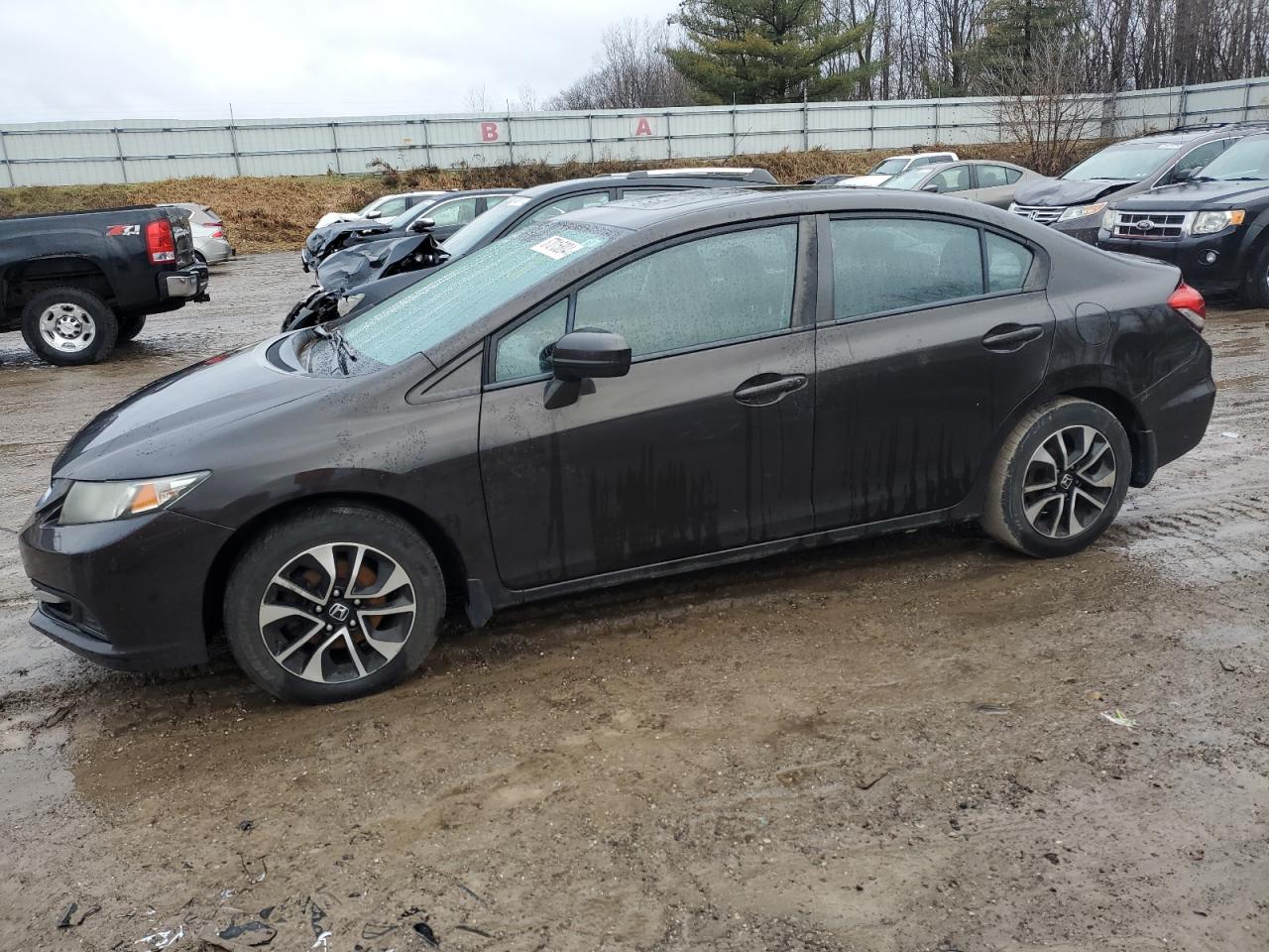 2014 Honda Civic Ex VIN: 2HGFB2F84EH518534 Lot: 87015804