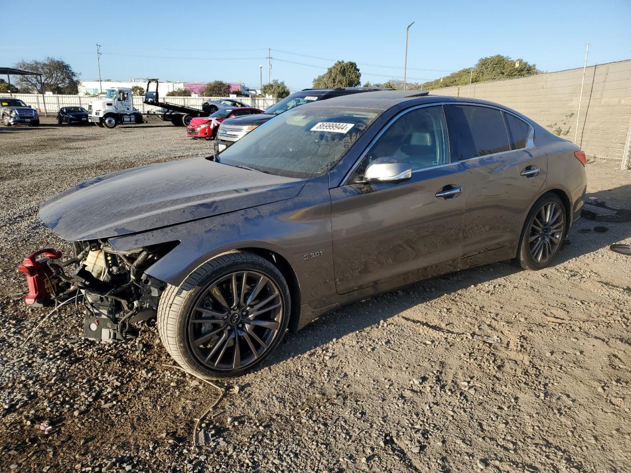 2016 Infiniti Q50 Red Sport 400 VIN: JN1FV7AP1GM420629 Lot: 86999944