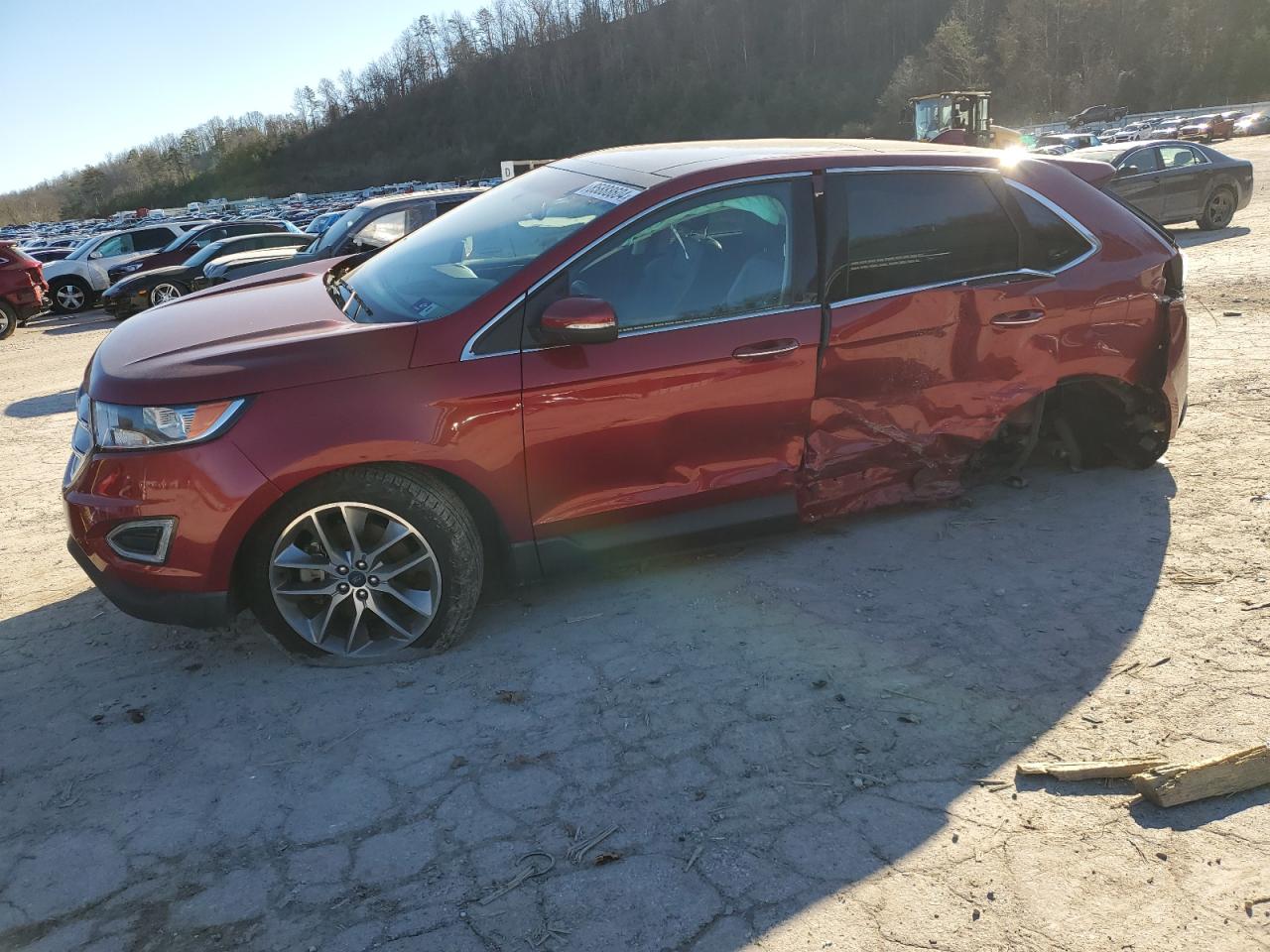 2016 Ford Edge Titanium VIN: 2FMPK4K96GBB77376 Lot: 85888604