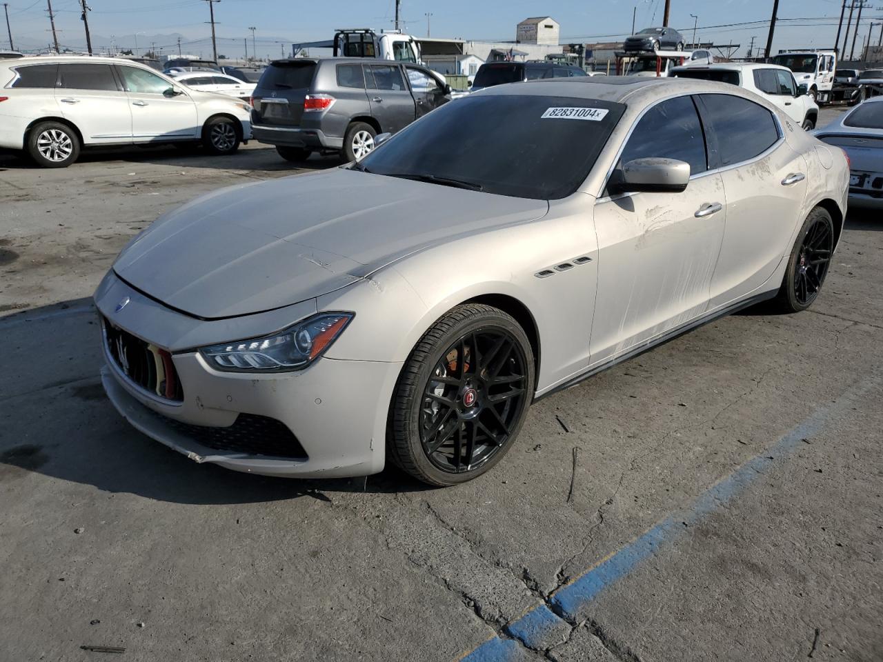 2014 Maserati Ghibli S VIN: ZAM57RTA8E1095303 Lot: 82831004