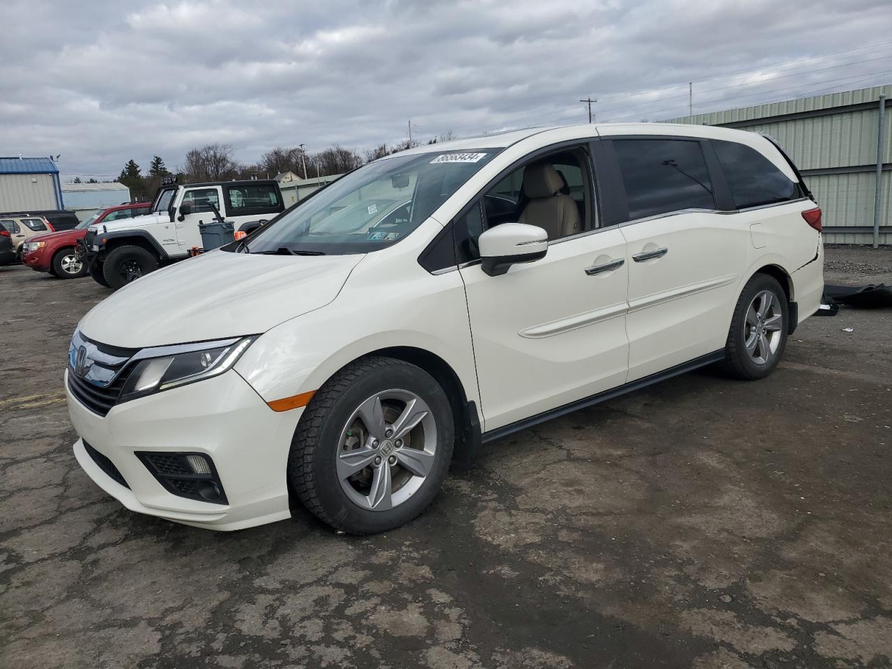 2018 Honda Odyssey Exl VIN: 5FNRL6H77JB061044 Lot: 86563434