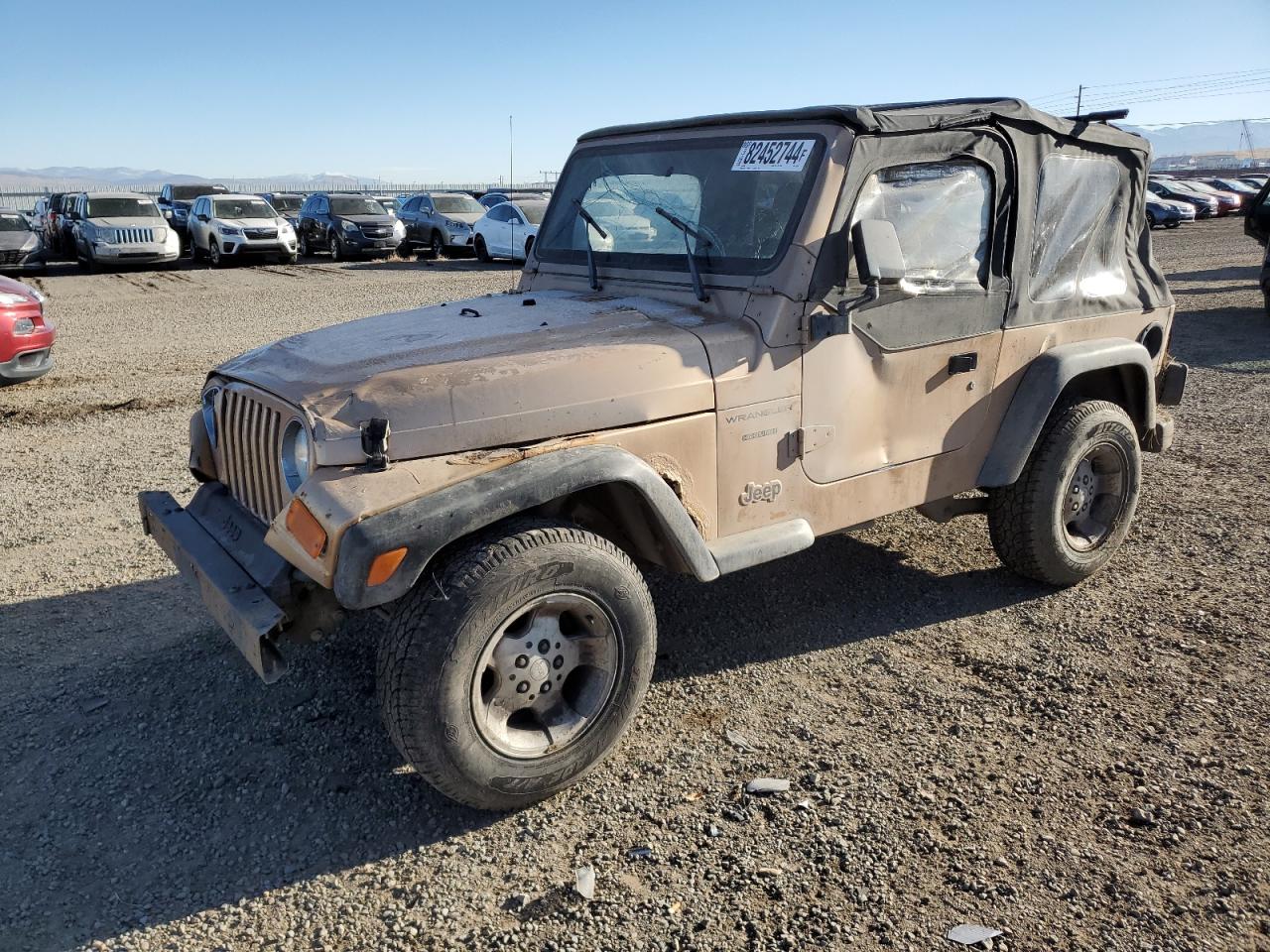 1999 Jeep Wrangler / Tj Se VIN: 1J4FY29P5XP493068 Lot: 82452744