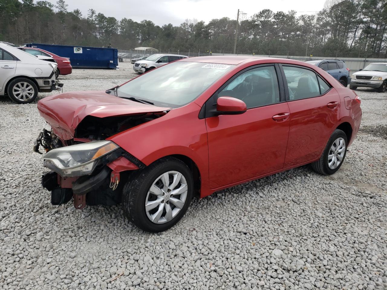 2016 Toyota Corolla L VIN: 5YFBURHE9GP567244 Lot: 86630004