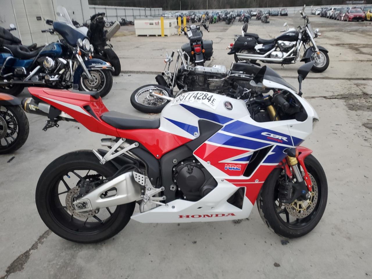 2013 Honda Cbr600 Rr VIN: JH2PC4042DK600763 Lot: 85774284