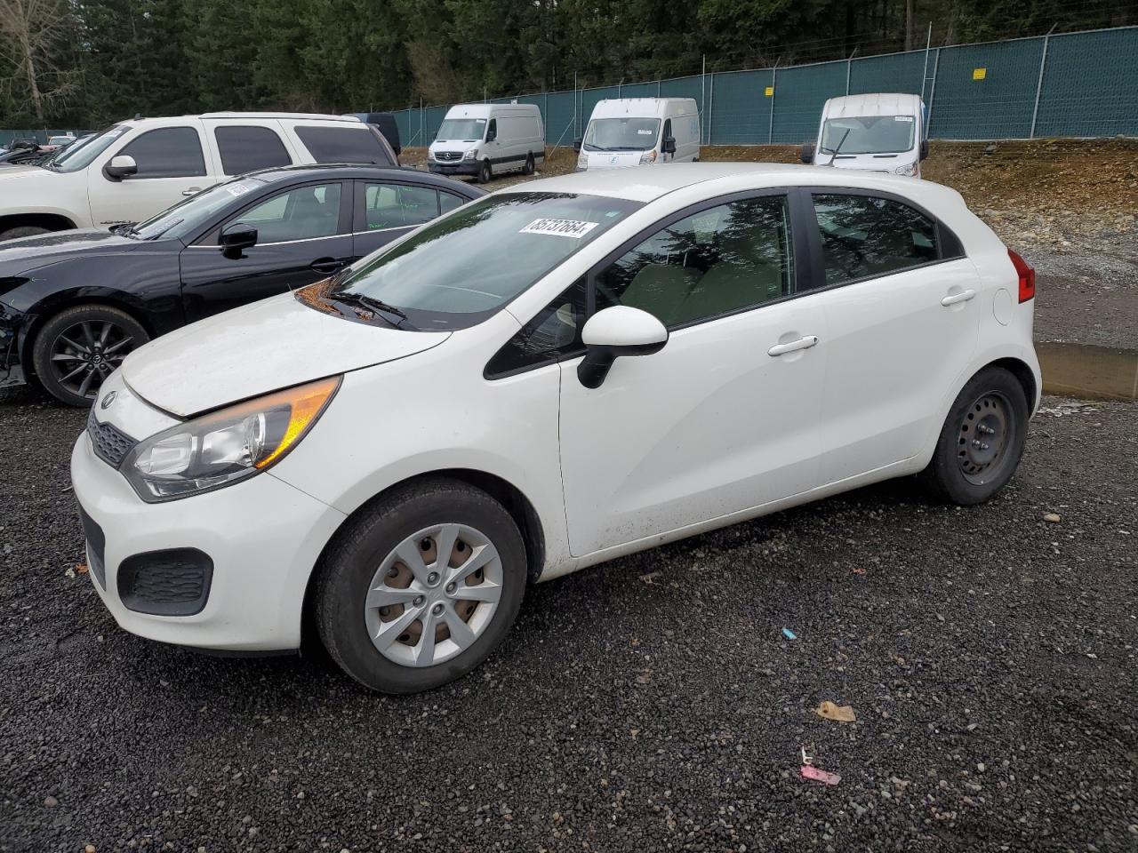 2013 Kia Rio Lx VIN: KNADM5A37D6309878 Lot: 85737664