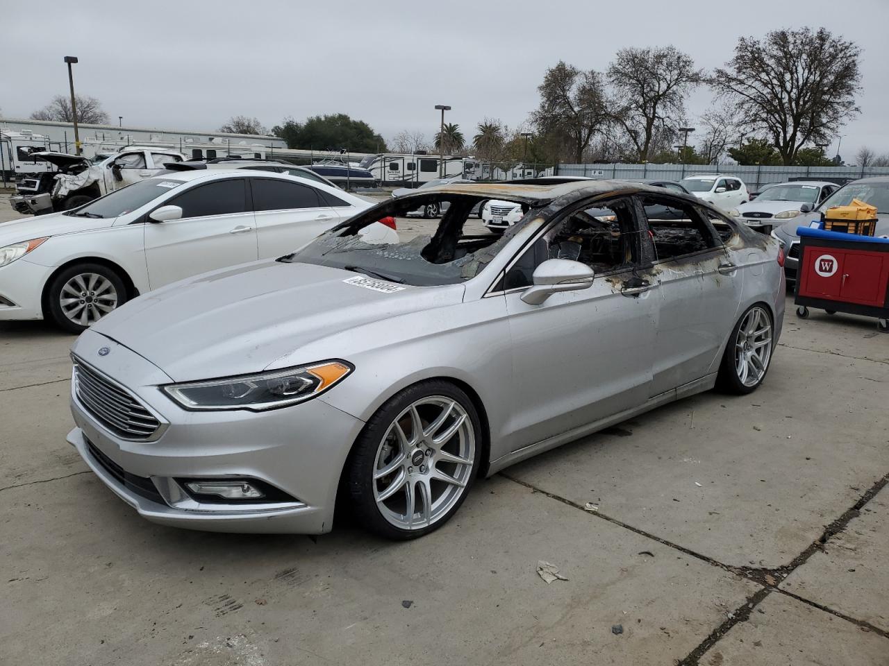 2017 Ford Fusion Titanium Hev VIN: 3FA6P0RU3HR286424 Lot: 85763004