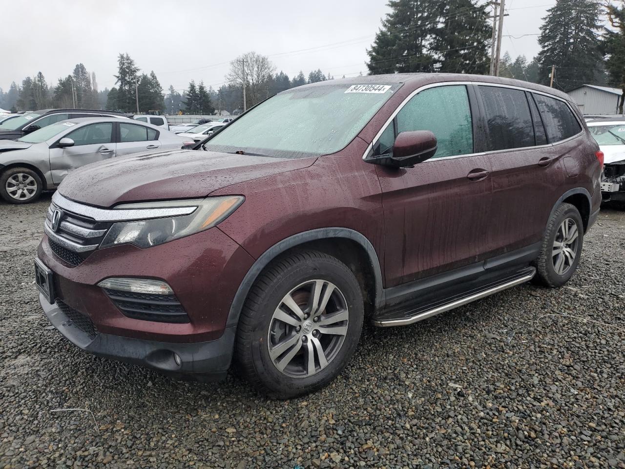 2017 Honda Pilot Exl VIN: 5FNYF6H5XHB085107 Lot: 84730544