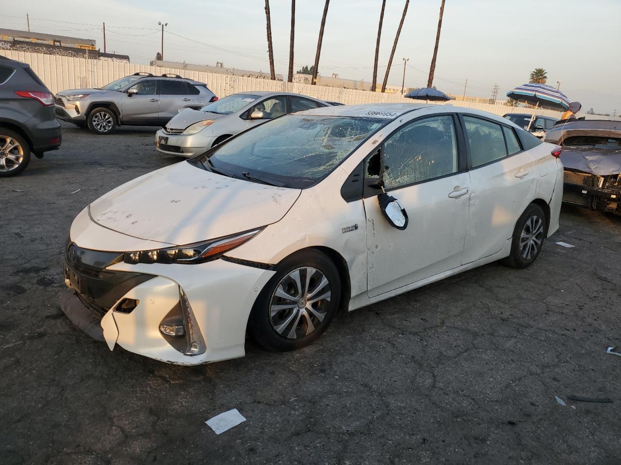 2021 Toyota Prius Prime Le VIN: JTDKAMFP7M3166831 Lot: 83969954