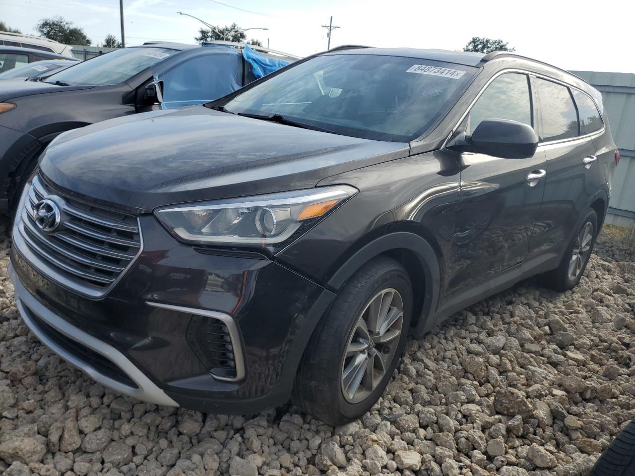 2017 Hyundai Santa Fe Se VIN: KM8SMDHF7HU219454 Lot: 84873414