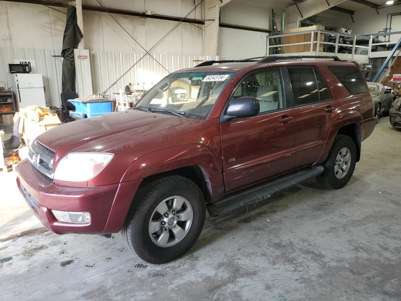 2005 Toyota 4Runner Sr5 VIN: JTEZT14R958006235 Lot: 84343704