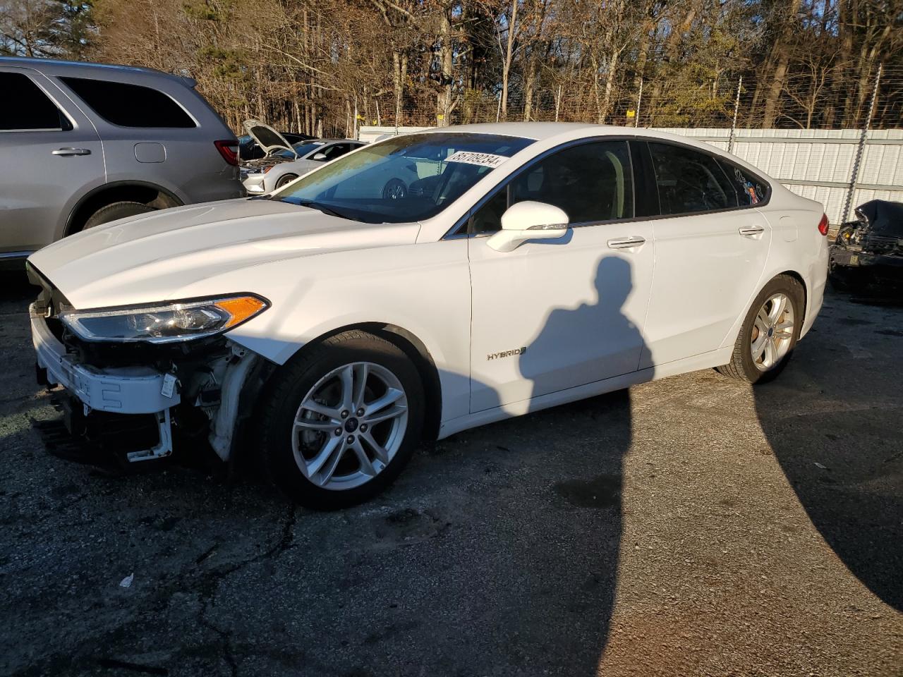 2018 Ford Fusion Se Hybrid VIN: 3FA6P0LU8JR140227 Lot: 85709234