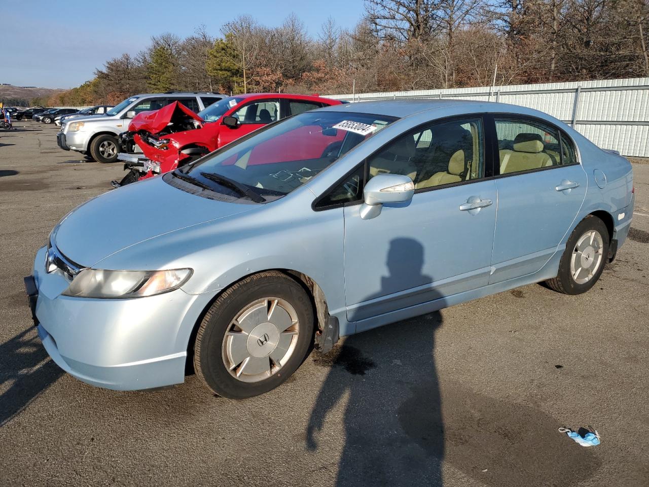 2006 Honda Civic Hybrid VIN: JHMFA36276S007024 Lot: 85853004