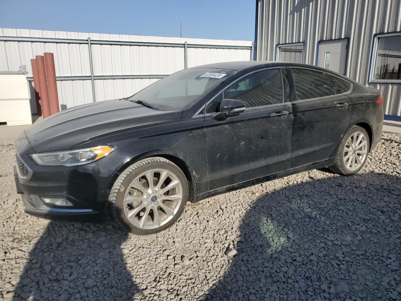 2017 Ford Fusion Titanium VIN: 3FA6P0D97HR128705 Lot: 82554424