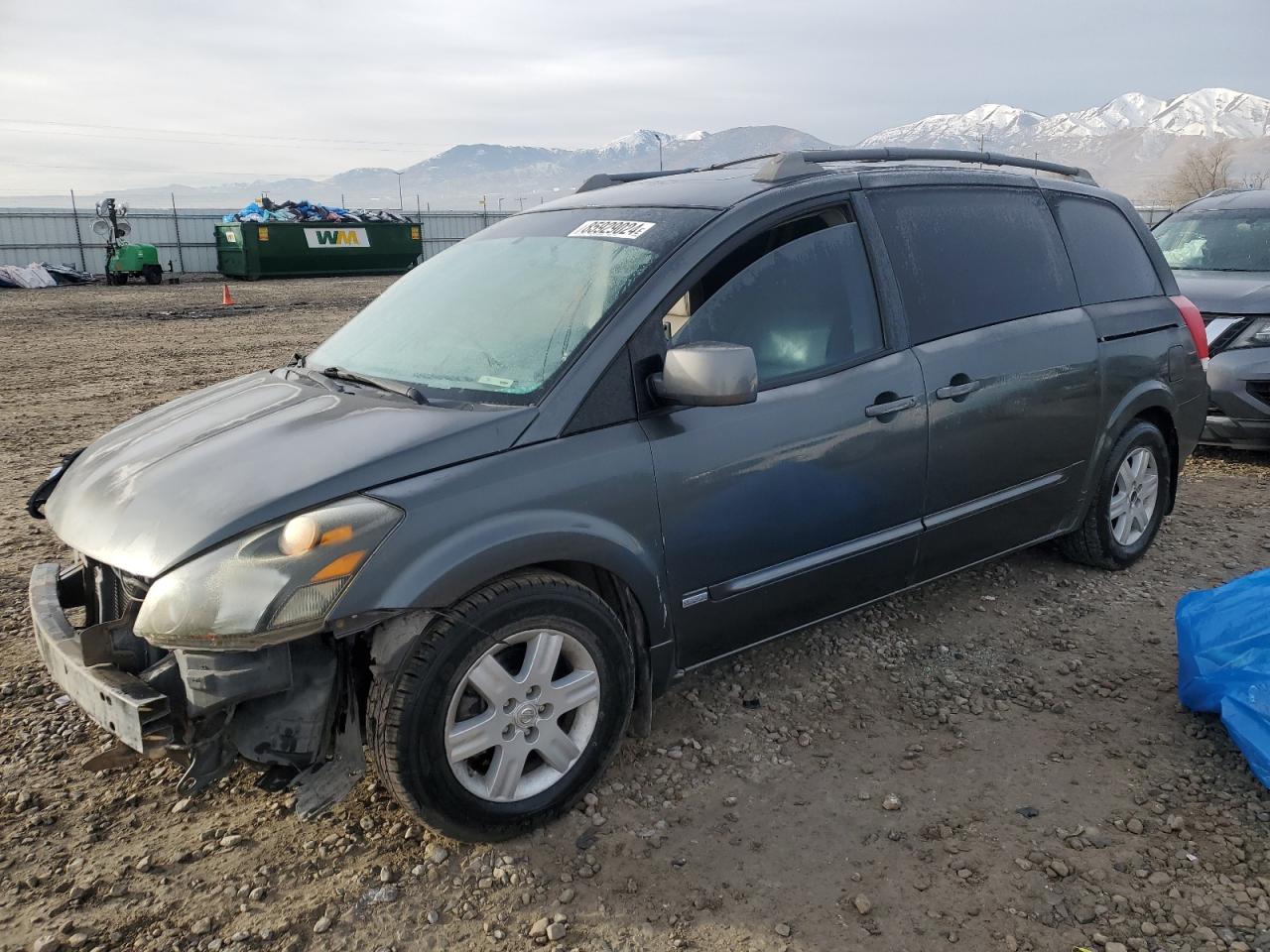 2006 Nissan Quest S VIN: 5N1BV28UX6N121137 Lot: 85929024