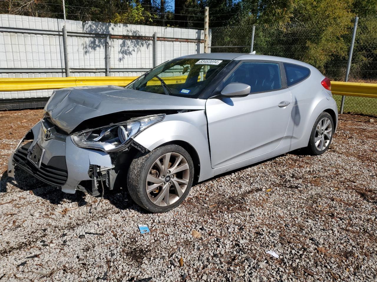 2017 Hyundai Veloster VIN: KMHTC6AD2HU309333 Lot: 83463694