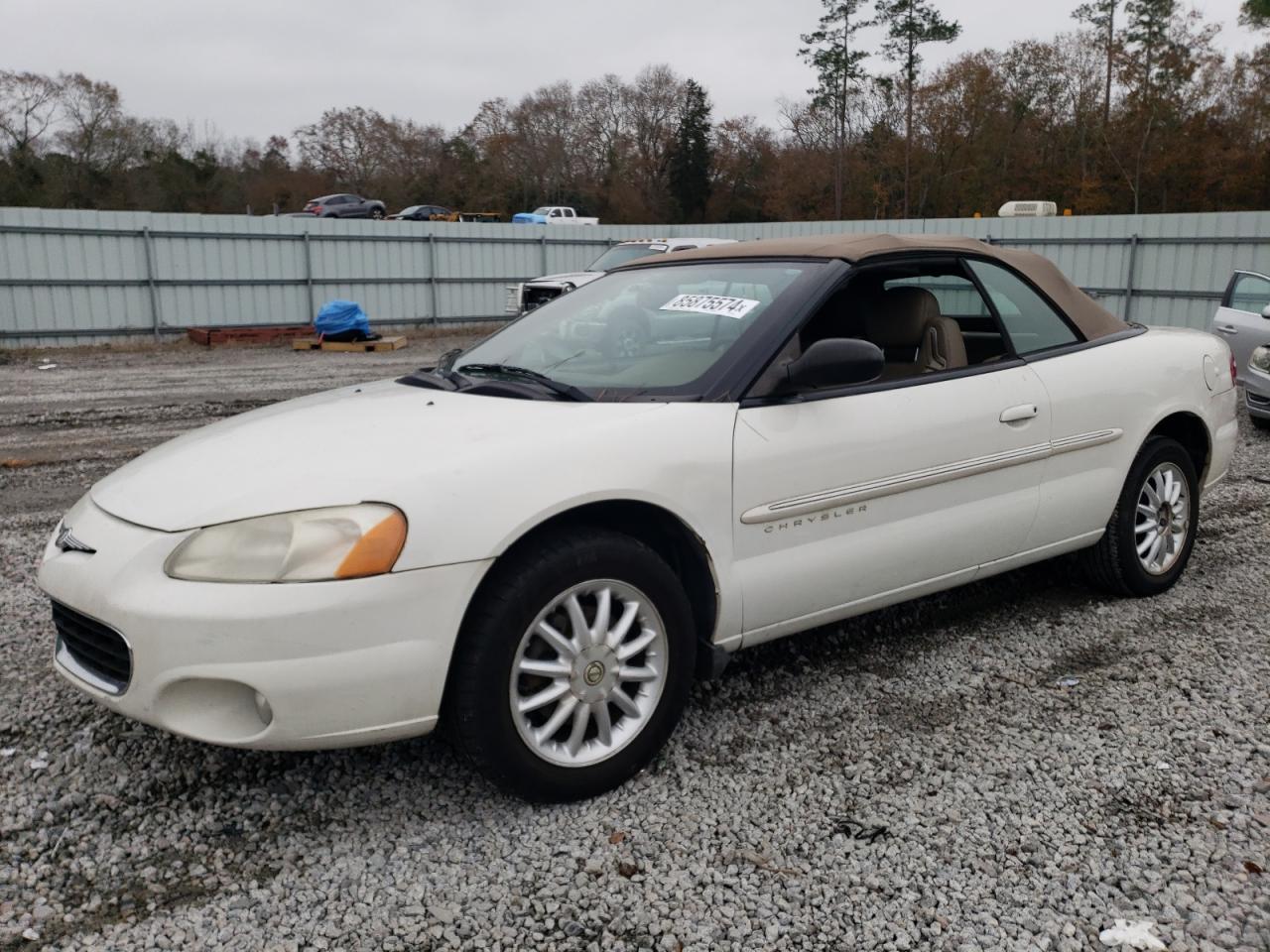 2001 Chrysler Sebring Lxi VIN: 1C3EL55U81N557611 Lot: 85875574