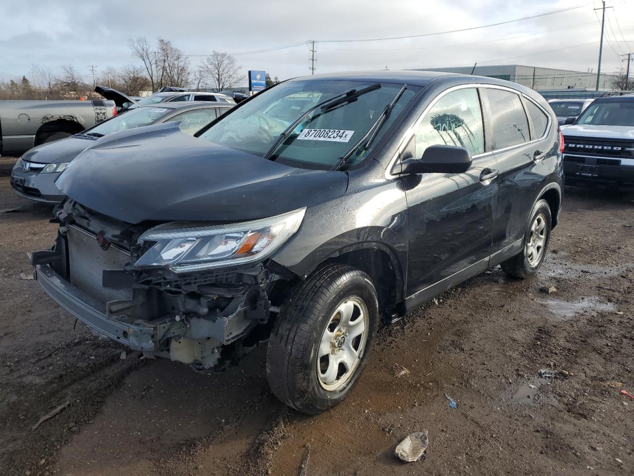 2016 Honda Cr-V Lx VIN: 3CZRM3H30GG704436 Lot: 87008234