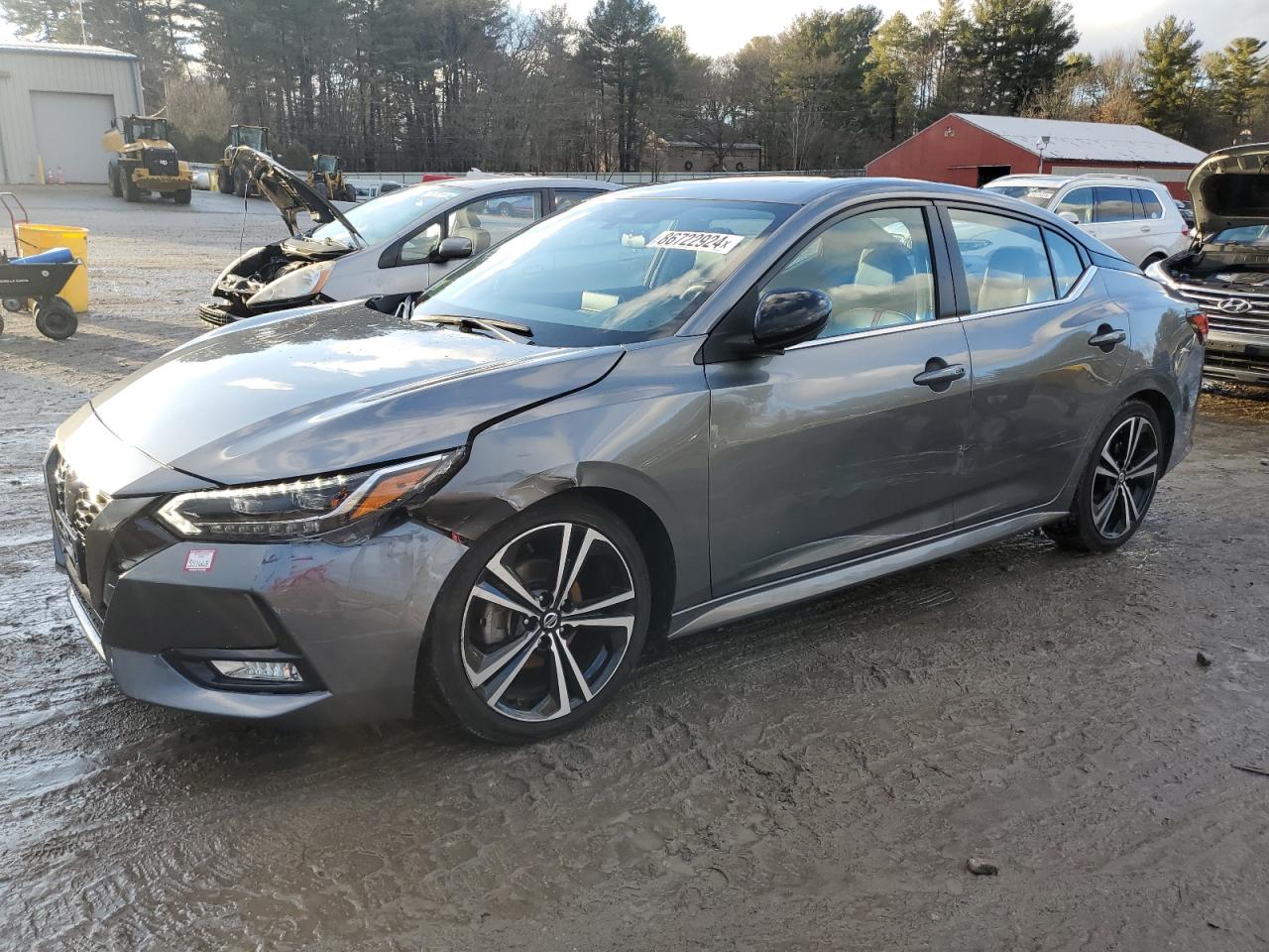 2022 Nissan Sentra Sr VIN: 3N1AB8DV0NY254228 Lot: 86722924