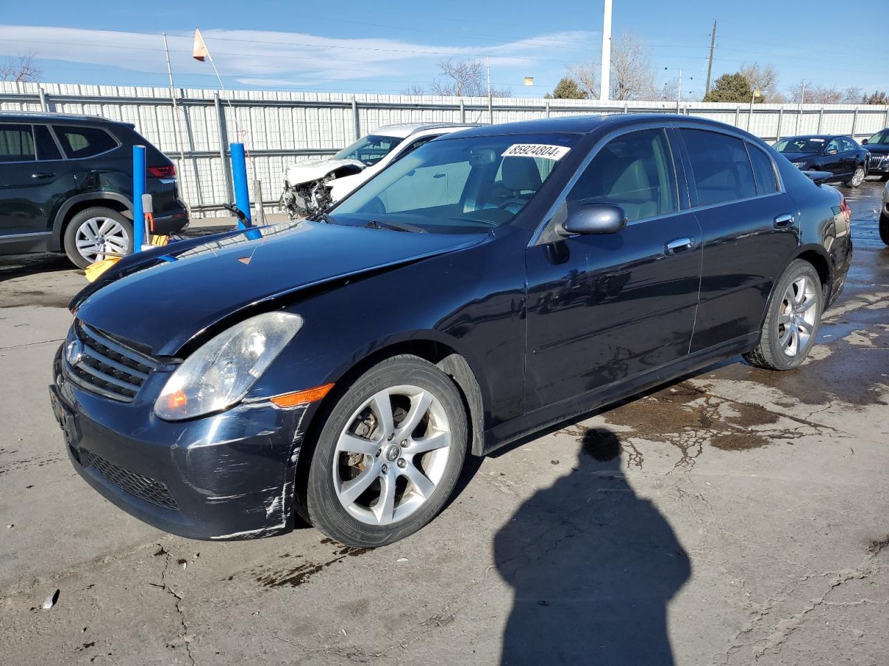 2005 Infiniti G35 VIN: JNKCV51F55M302638 Lot: 85924804