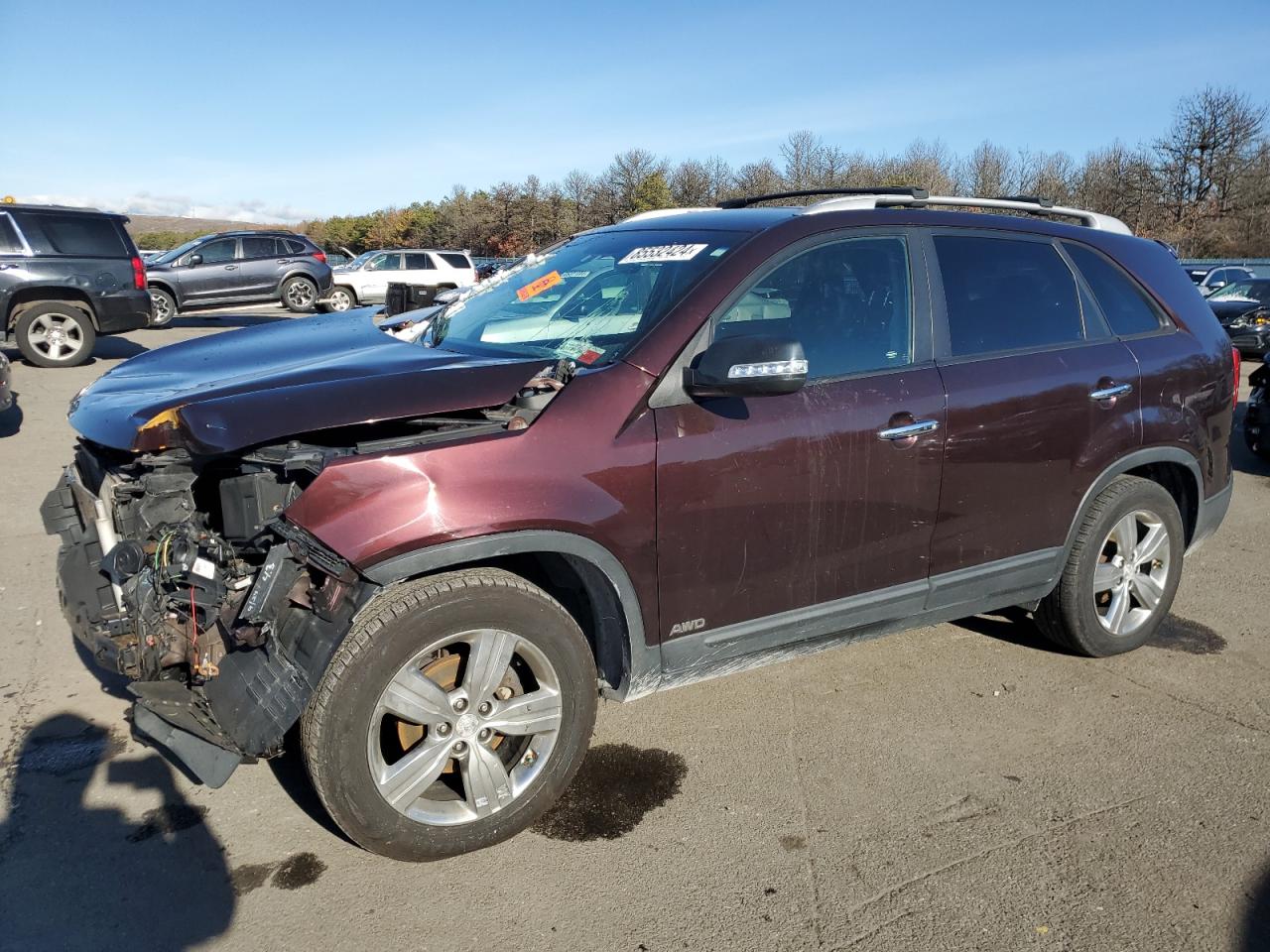 2013 Kia Sorento Ex VIN: 5XYKUDA67DG385192 Lot: 85532424