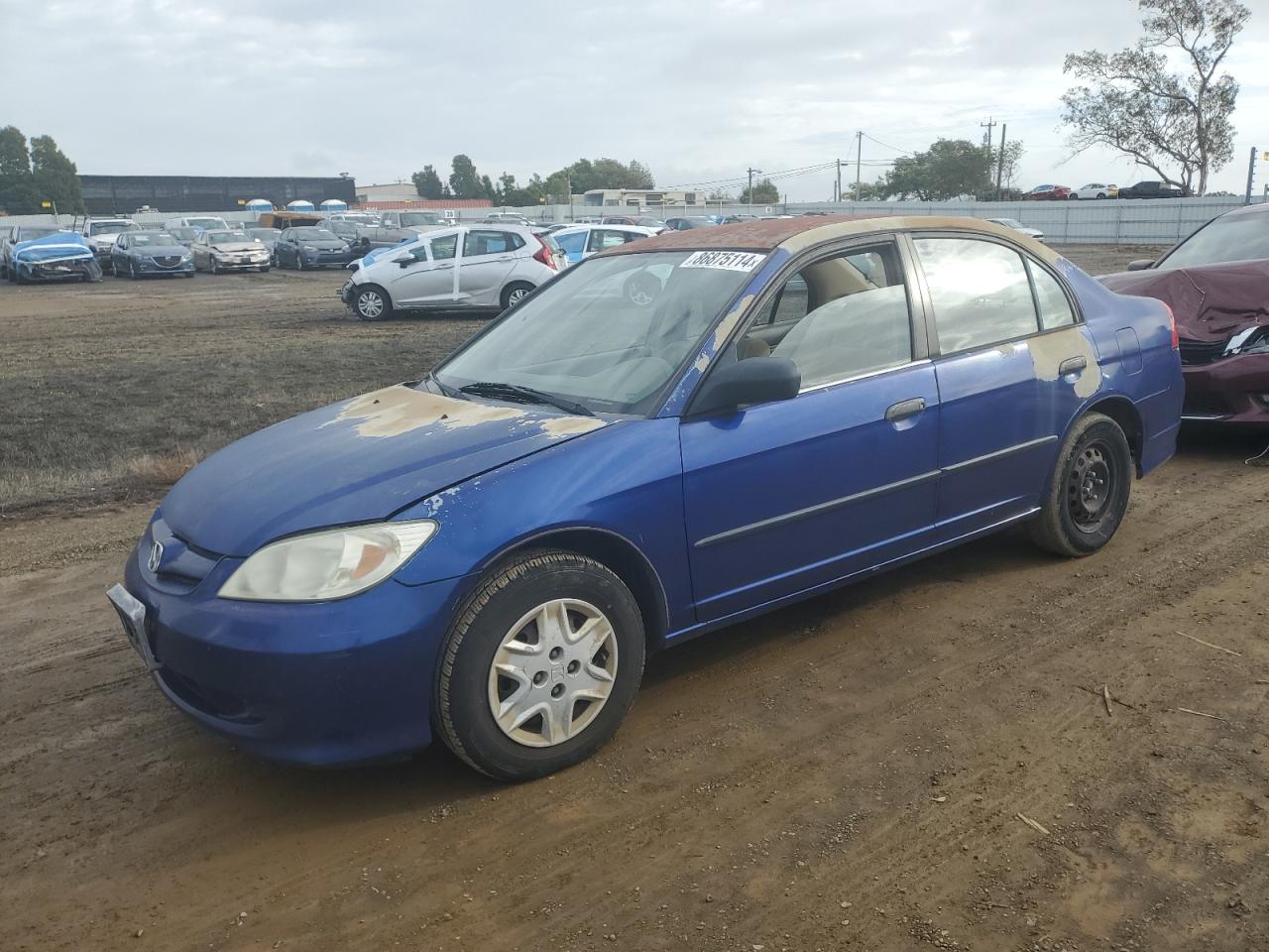 2005 Honda Civic Dx Vp VIN: 2HGES16355H561791 Lot: 86875114