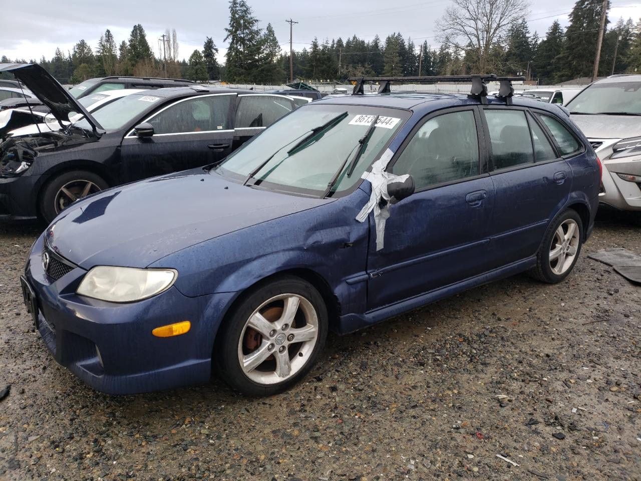 2003 Mazda Protege Pr5 VIN: JM1BJ246831154986 Lot: 86130544