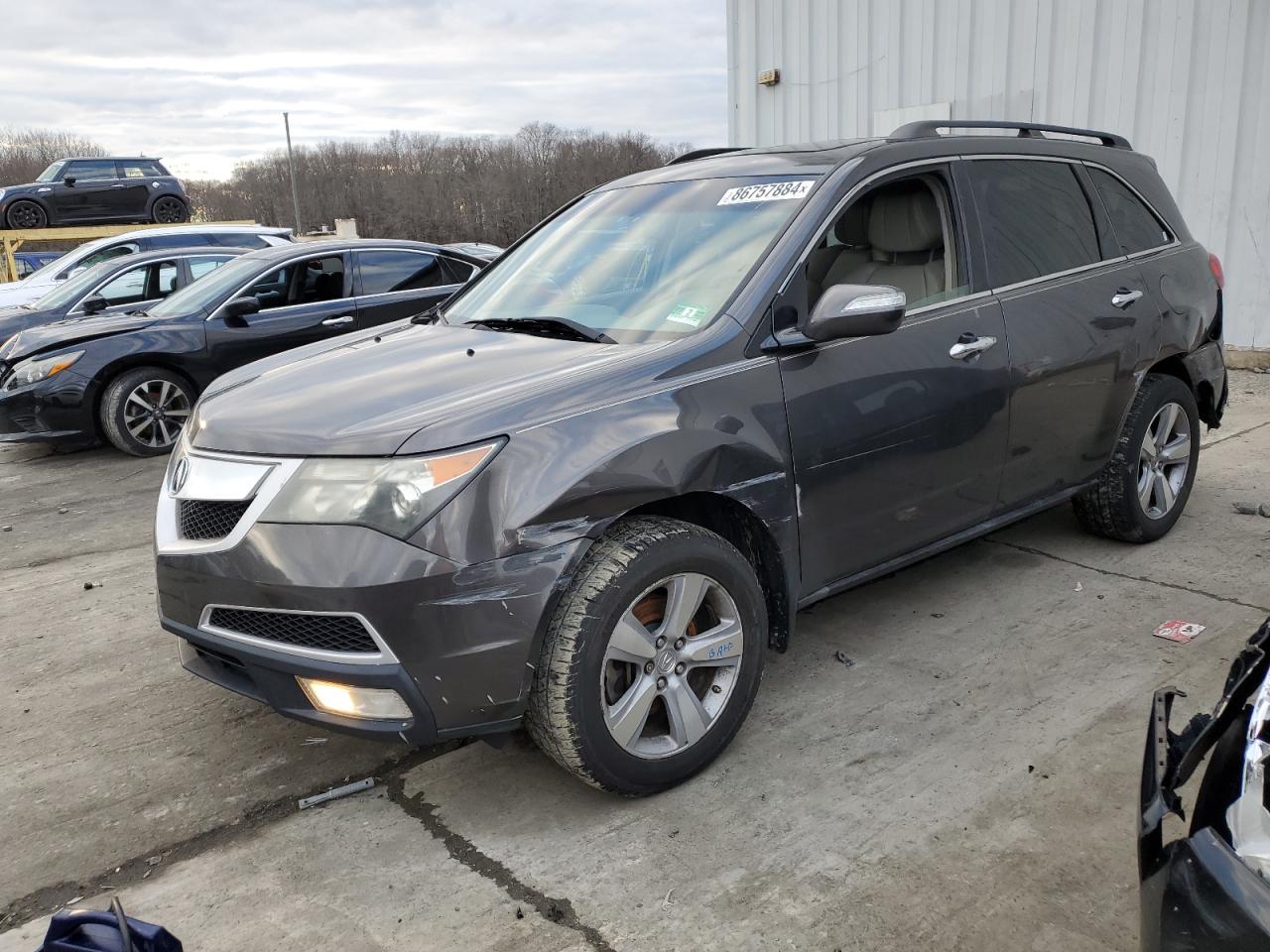 2011 Acura Mdx VIN: 2HNYD2H21BH531841 Lot: 86757884