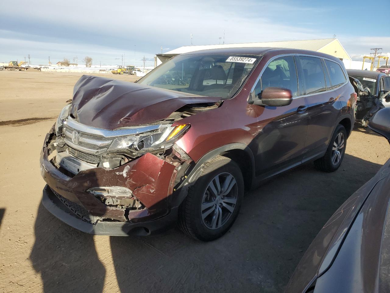 2017 Honda Pilot Exl VIN: 5FNYF6H51HB057258 Lot: 85539274