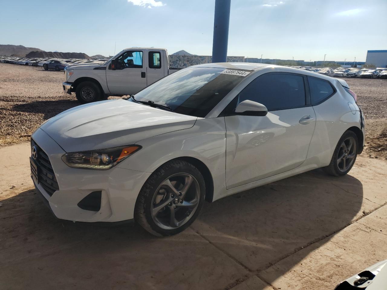 2019 Hyundai Veloster Base VIN: KMHTG6AF5KU019648 Lot: 83897644