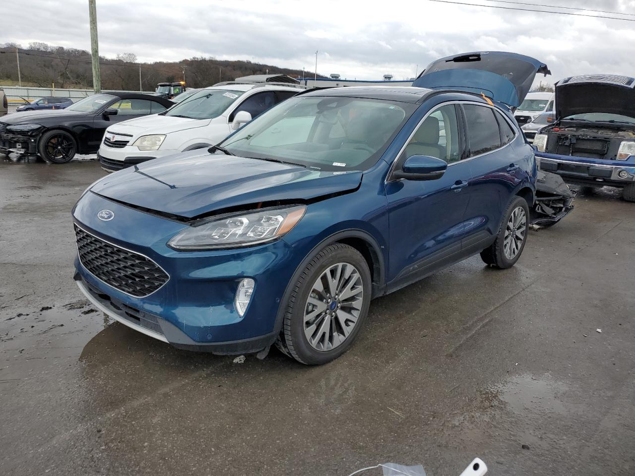 2020 Ford Escape Titanium VIN: 1FMCU0DZ5LUB14059 Lot: 83879404