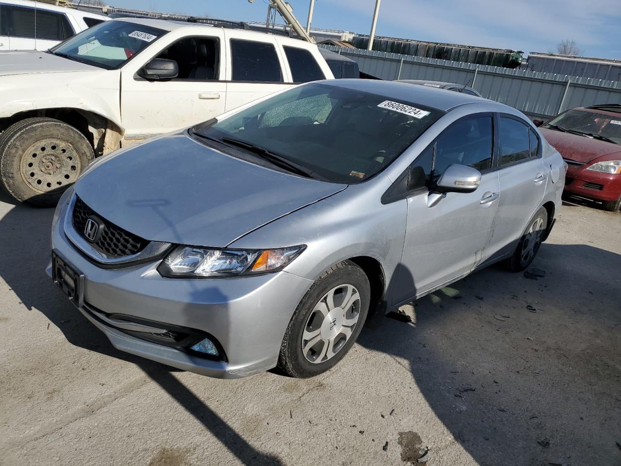 2013 Honda Civic Hybrid VIN: 19XFB4F22DE000261 Lot: 86006224