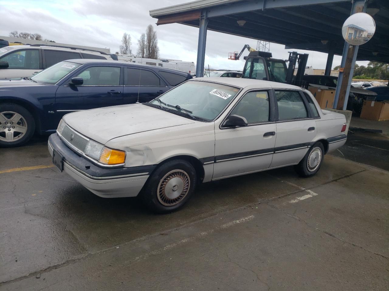 1991 Mercury Topaz Ls VIN: 1MEPM37X7MK619131 Lot: 86594204