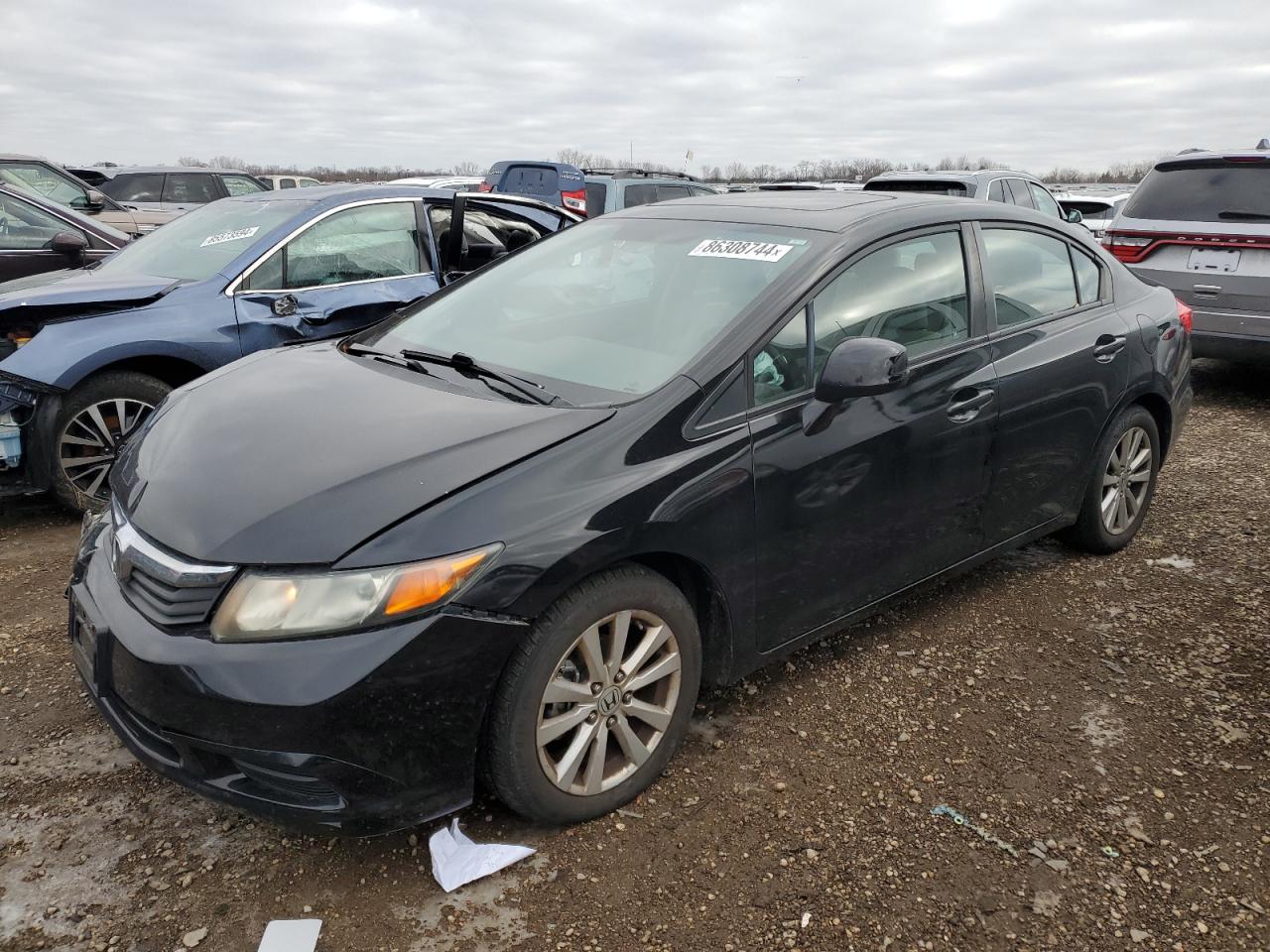 2012 Honda Civic Exl VIN: 19XFB2F92CE039450 Lot: 86308744