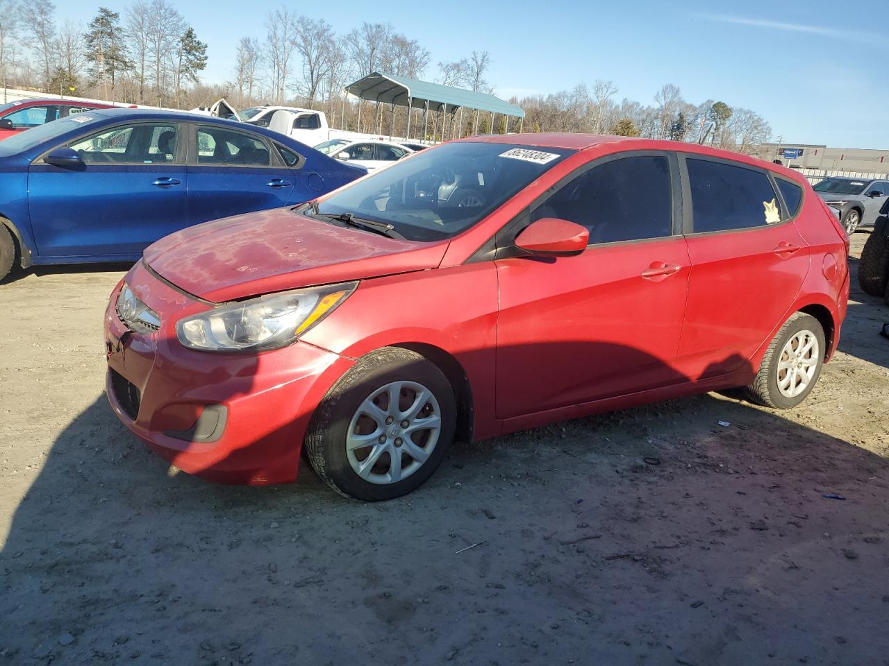 2014 Hyundai Accent Gls VIN: KMHCT5AE1EU197106 Lot: 86248304