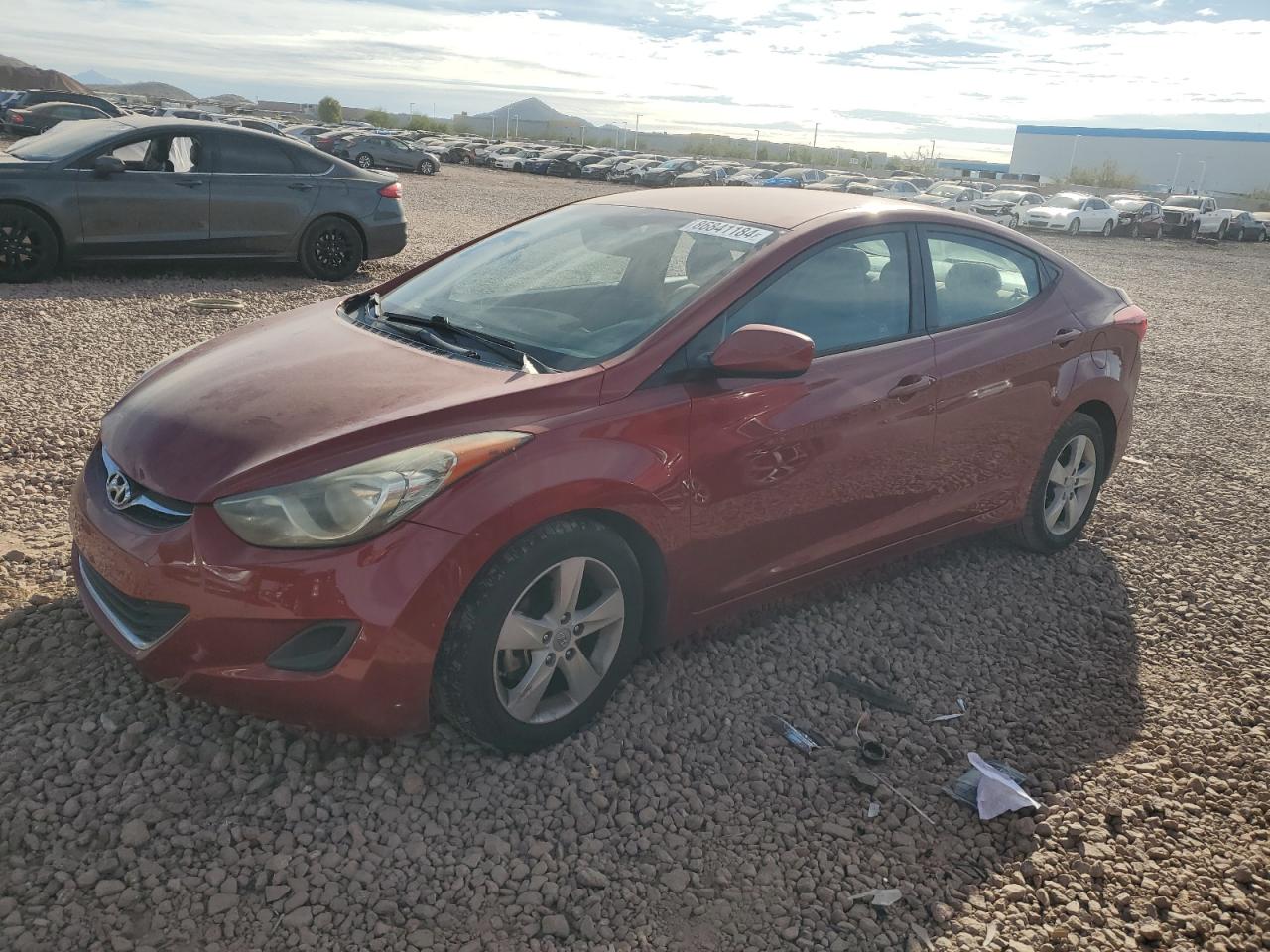 2013 Hyundai Elantra Gls VIN: KMHDH4AEXDU798416 Lot: 86841184