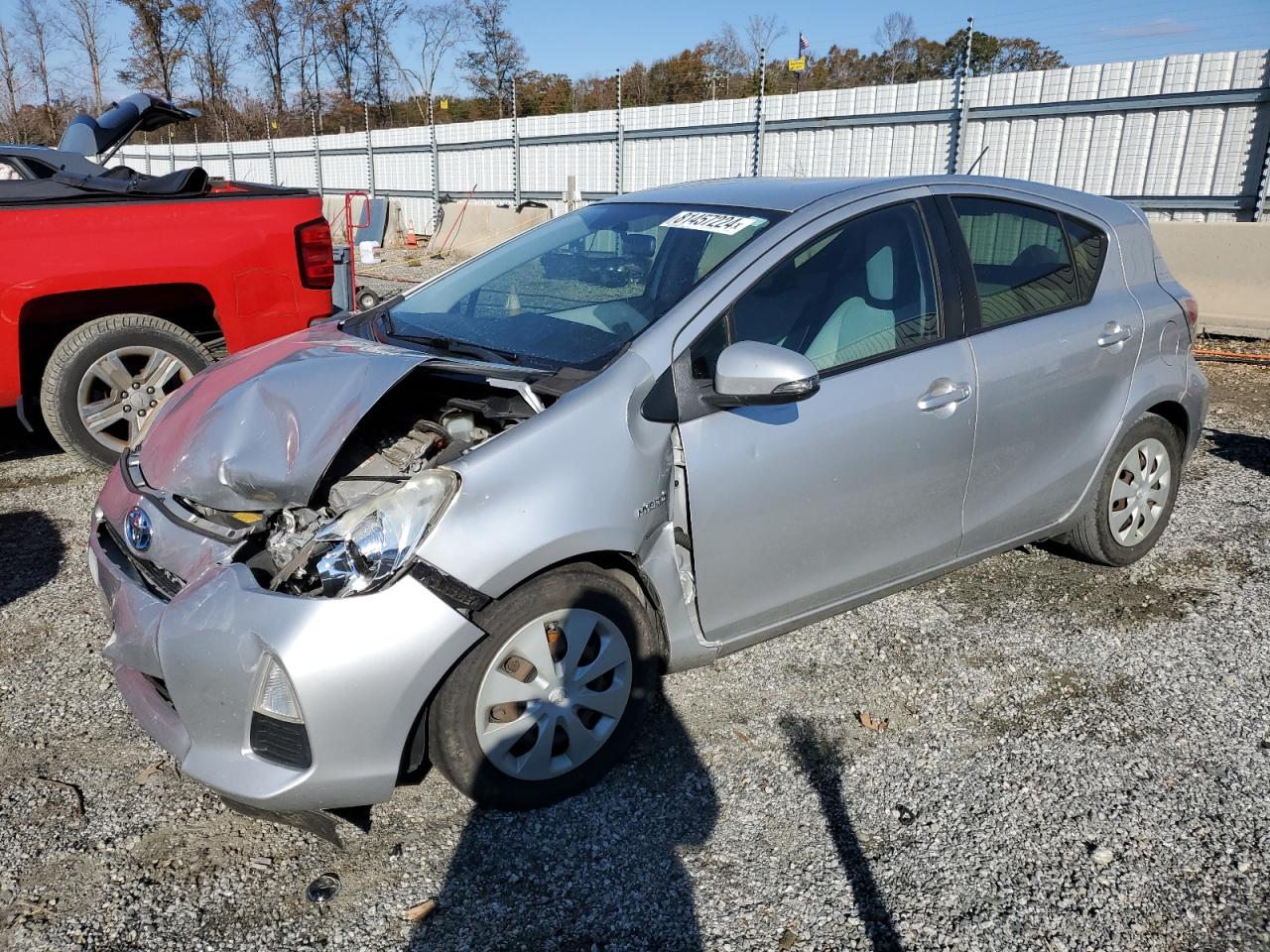 2013 Toyota Prius C VIN: JTDKDTB32D1531304 Lot: 81457224