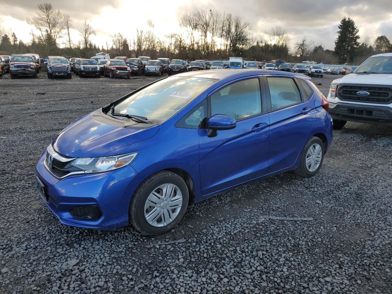 2019 Honda Fit Lx VIN: 3HGGK5H47KM704789 Lot: 86764554