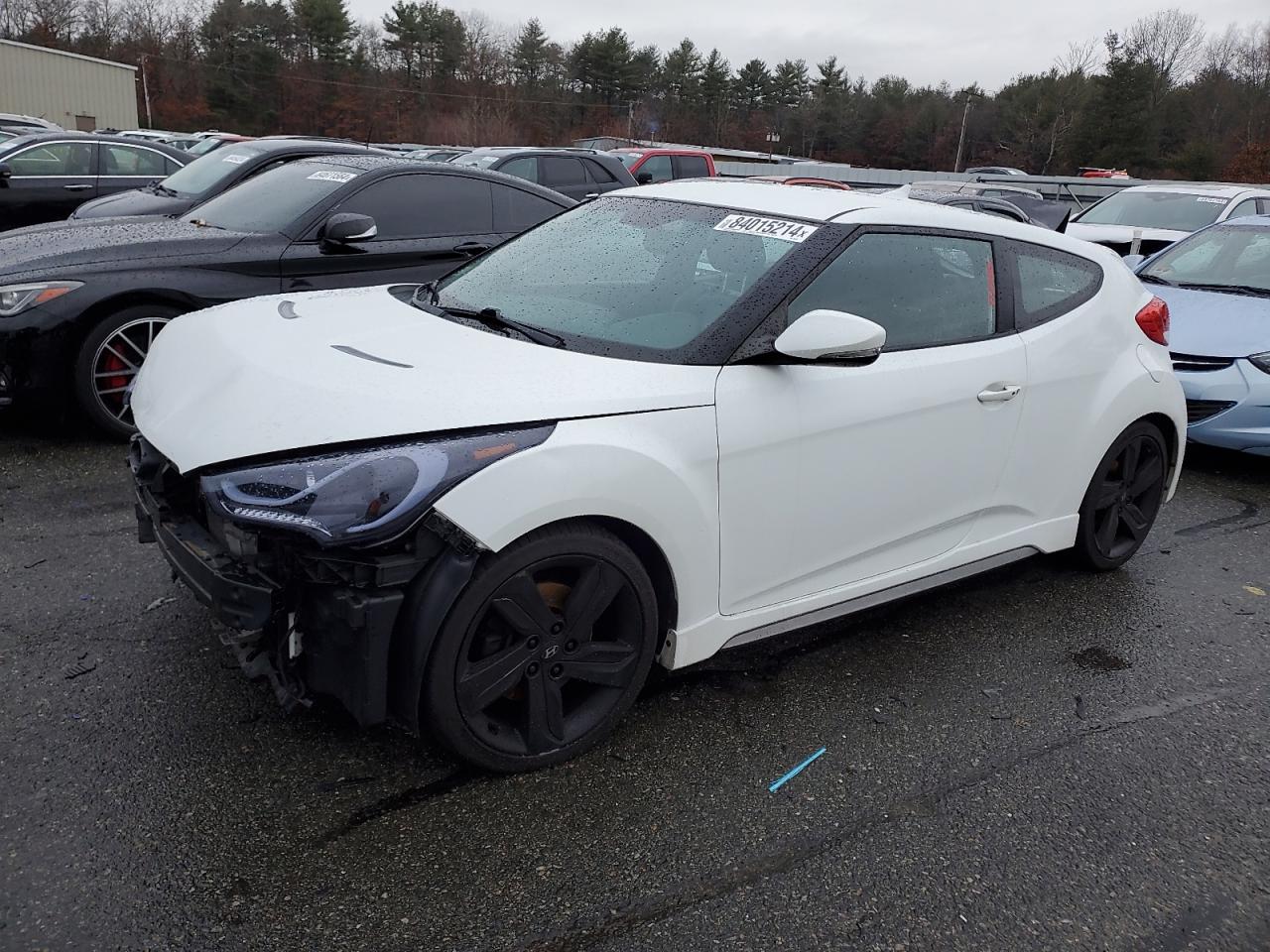 2015 Hyundai Veloster Turbo VIN: KMHTC6AE3FU221834 Lot: 84015214