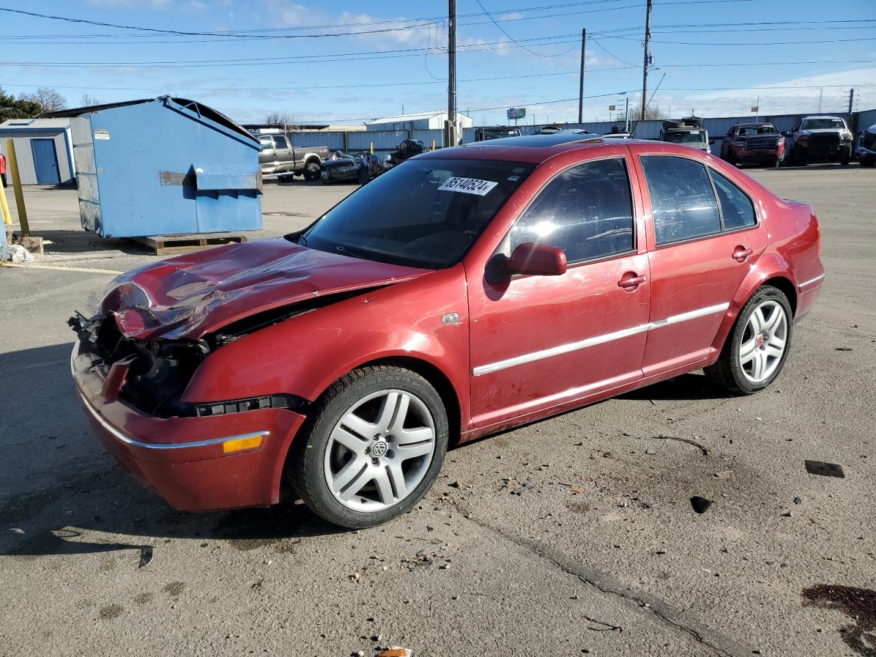 2004 Volkswagen Jetta Gls VIN: 3VWSE69MX4M087330 Lot: 85140524