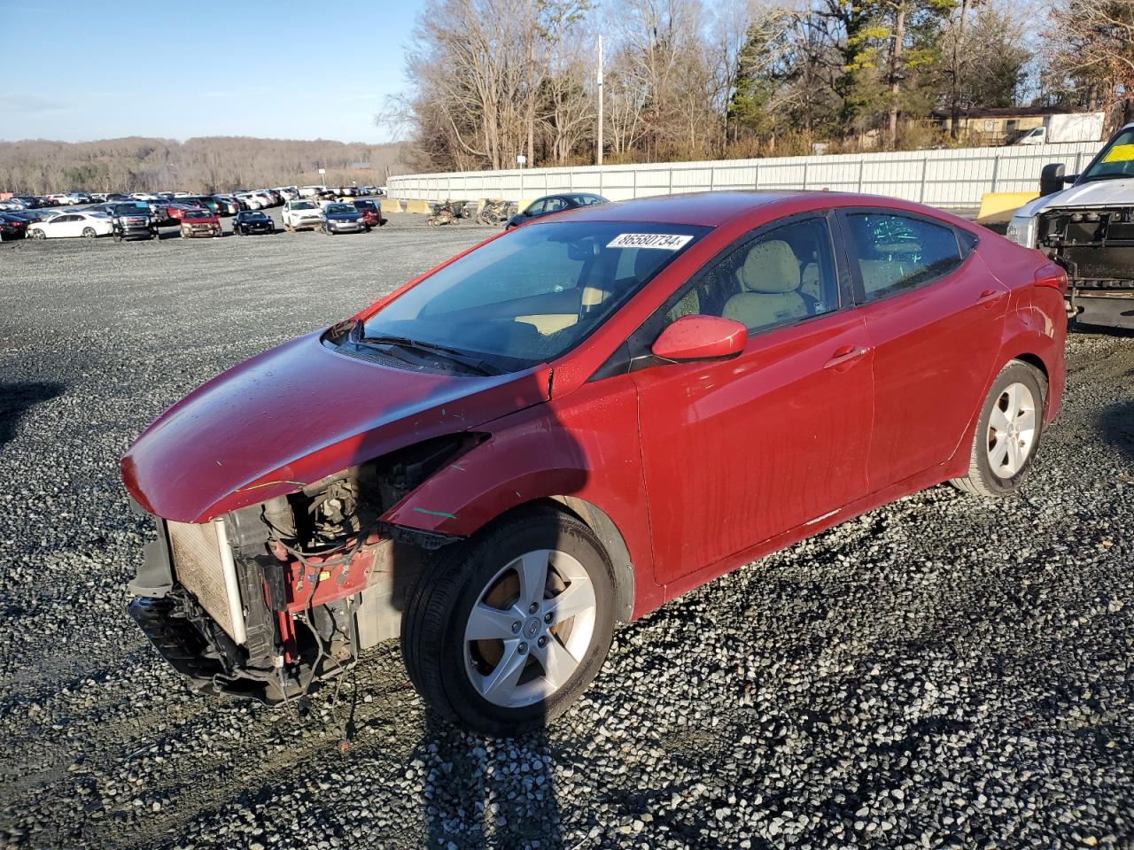 2012 Hyundai Elantra Gls VIN: KMHDH4AE7CU181103 Lot: 86580734