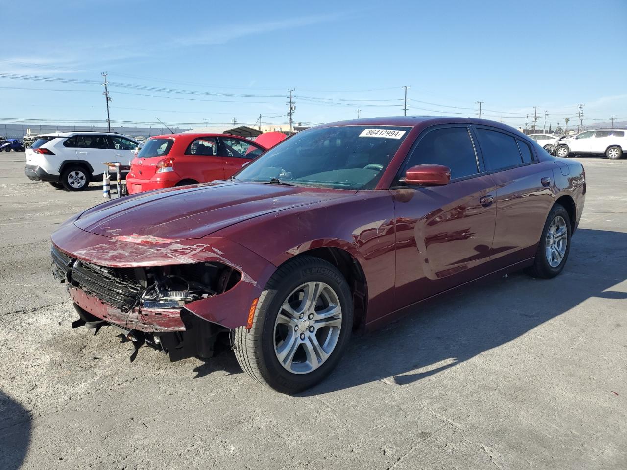 2019 Dodge Charger Sxt VIN: 2C3CDXBGXKH674504 Lot: 86412994