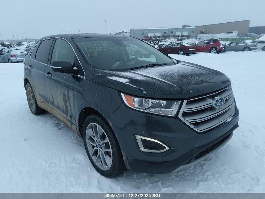 2015 Ford Edge Titanium VIN: 2FMPK4K85FBB93641 Lot: 30050731