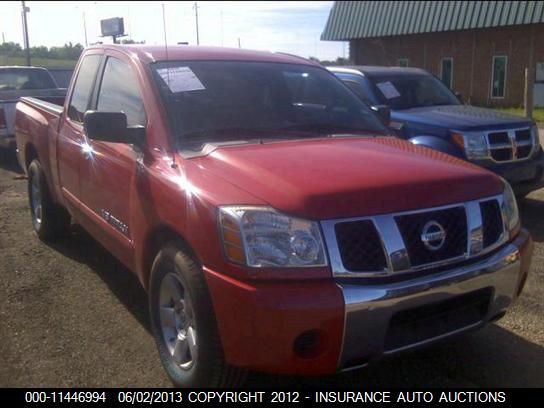 2007 Nissan Titan Xe/Se/Le VIN: 1N6BA06A97N212475 Lot: 11446994